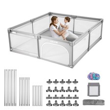 Baby Playpen, 78.7 x 58.7 Large Toddlers Playpen, Indoor/Outdoor Baby Fence Pl