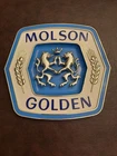 VINTAGE MOLSON GOLDEN BEER SIGN PLASTIC Old Bar Sign Vintage Collectible