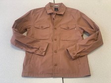 Vuori Men's Ripstop Rise Shine Shirt Jacket Size Medium Rust/Brown