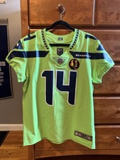 Authentic DK Metcalf Seattle Seahawks Nike Vapor Elite Jersey 2023 Thanksgiving