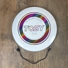 TOSY Flying Disc 16 Million RGB Multi-color White Pro 175g Frisbee LED Rainbow 