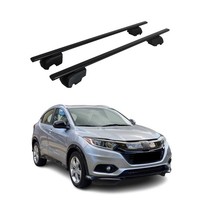 DachträGer GrundträGer FüR Honda HR-V 2015-2021 75Kg Stahl Schwarz 2 Tlg