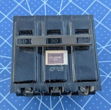 ITE 30 AMP TYPE EQ-P 3 POLE 30 AMP PLUG IN CIRCUIT BREAKER TESTED