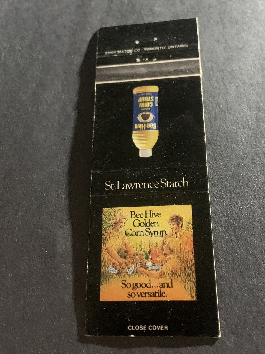 Vintage Matchbook: “Bee Hive Golden Corn Syrup” | eBay