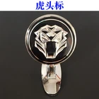 Car Metal Chrome Hood Ornament Badge Emblem Tiger Head Tigris Universal Fit