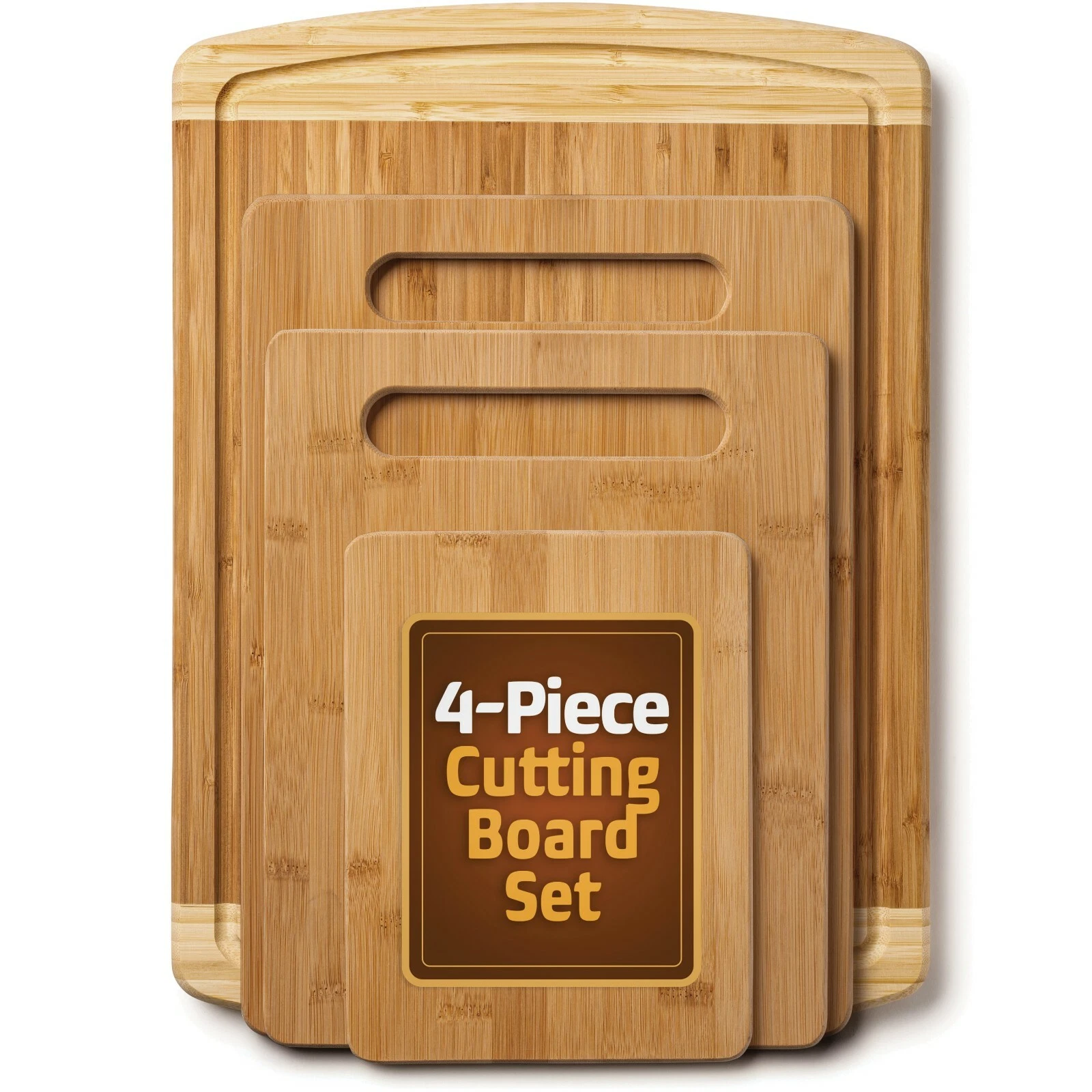 Bamboo Cutting Boards Set of 4, for Meat, Fruit, Bread,Cheese, With Juice Groove
Opens in a new wind