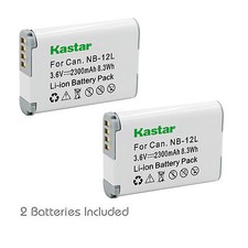 Kastar Battery NB12L for Canon NB-12L PowerShot G1 X Mark II N100 VIXIA mini X