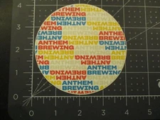 ANTHEM BREWING Oklahoma City Uroboros multi STICKER decal craft beer brewery C