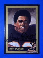 TONY DORSETT (HOF) Signed 1991 HEISMAN Collection COWBOYS / PITT Autograph Auto