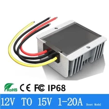DC DC Step-Up Module 12V to 15V 5A 8A 10A 15A 20A Boost Converter 9-14V 300W