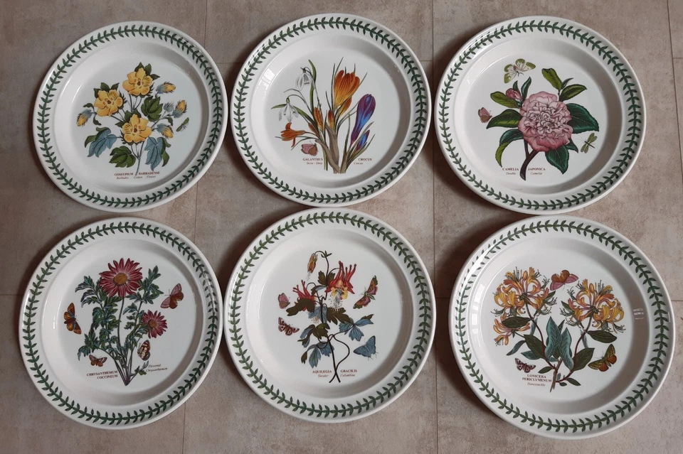 Portmeirion Botanic Garden 50th Anniversary Dinner Plate 10.5 inch Retired