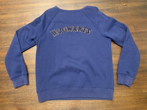 Mini Boden Harry Potter Hogwarts Crewneck Sweater Navy Youth Size 9-10 - Picture 8 of 8
