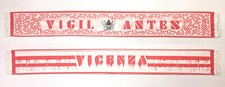 VICENZA VIGILANTES SEDA SANGRE VINTAGE SCARF SJAAL ECHARPE SCIARPA TIFOSI ULTRAS
