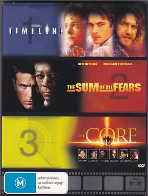 Timeline/The Sum Of All Fears/The Core - DVD