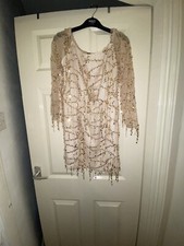 PrettyLittleThingSequin Detail Long Sleeve Mini Dress Size 12