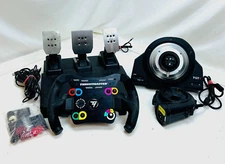 ThrustMaster T-GT II Racing TM Open Steering Wheel & 3-Pedal Set - Tested Works!