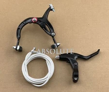 AltaLine BMX REAR Alloy Bike Bicycle Brake Set BLACK W/ALLOY BRAKE LEVER.