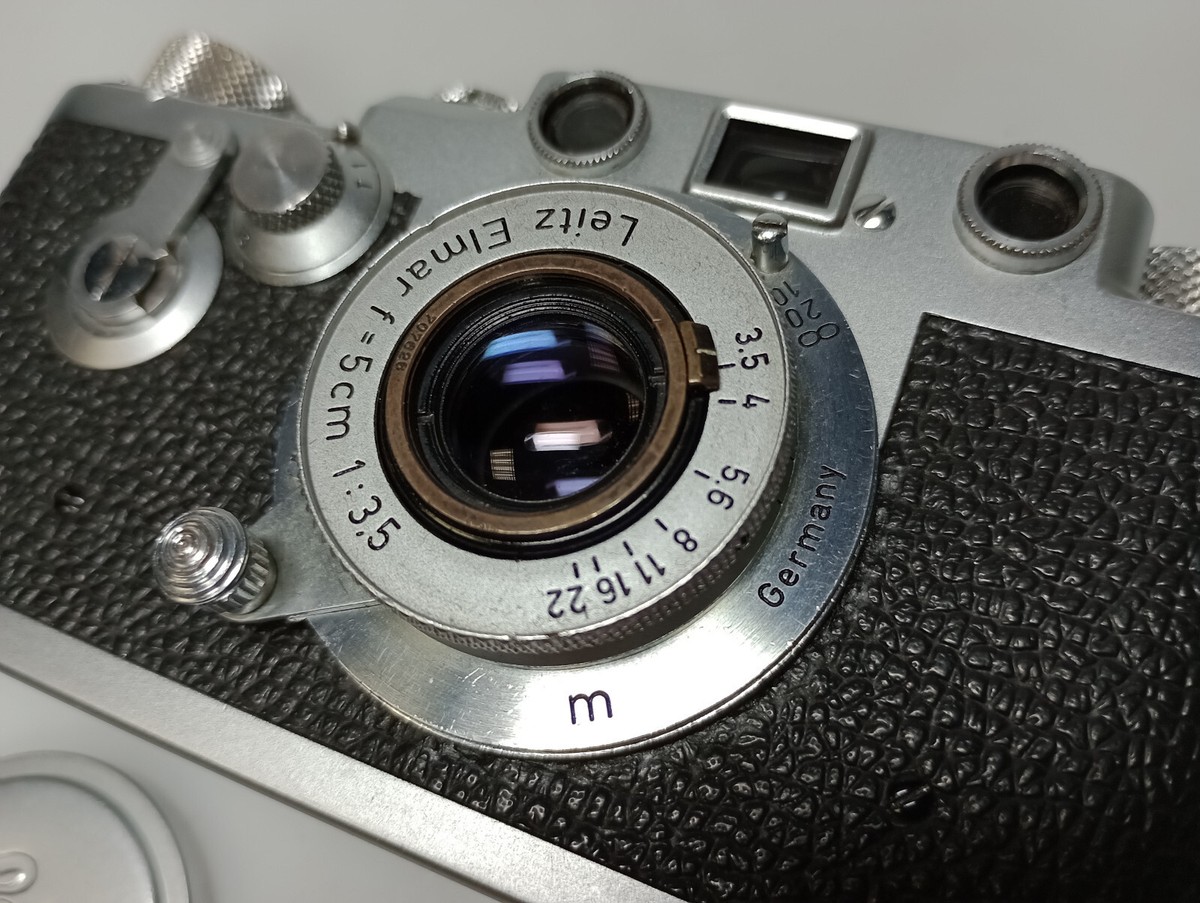 Leica IIIf 1954 + Leitz Elmar 5cm 1:3.5 - EXCELLENT | eBay