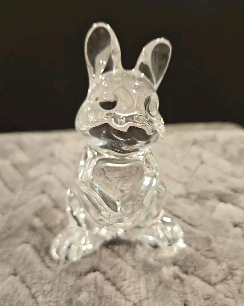 Bohemia Crystal Bunny Rabbit Figurine 4