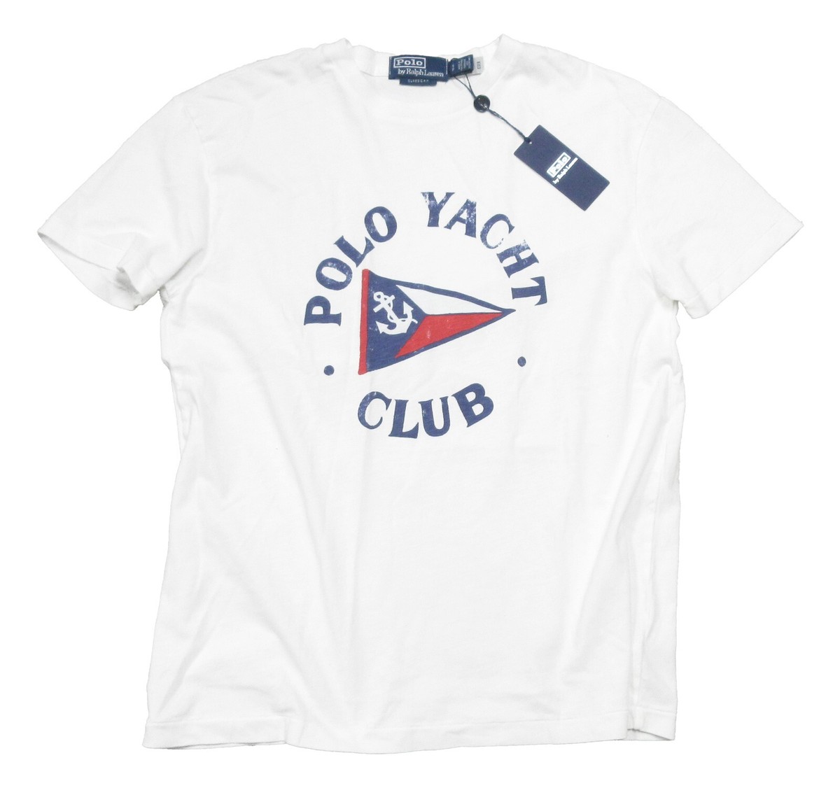 Polo Ralph Lauren Men's White Polo Yacht Club Classic Fit Short
