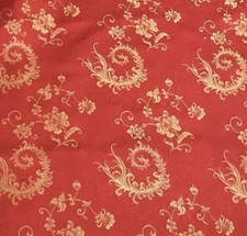 Red Gold Dragon Jacquard Brocade Fabric 60 Width Sold By The Yard