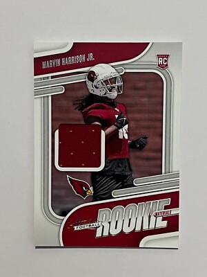2024 Panini Absolute Marvin Harrison Jr. Rookie Materials Patch #ARM-MHJ RC ARI