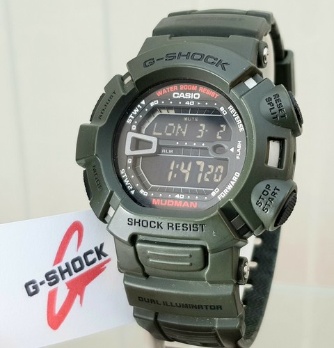 Casio G SHOCK Mudman watch G-9000 Military Green World time Shock resist  (G7 | eBay