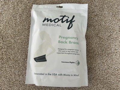 Motif Pregnancy Back Brace, Size Large, New