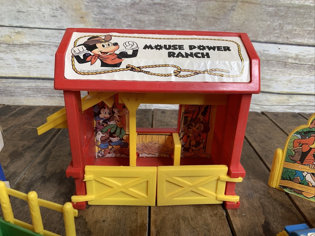 昭和ビンテージ　Mickey Mouse Power Mickey Minnie Star Power Motorcycle Lights Sound Bradford