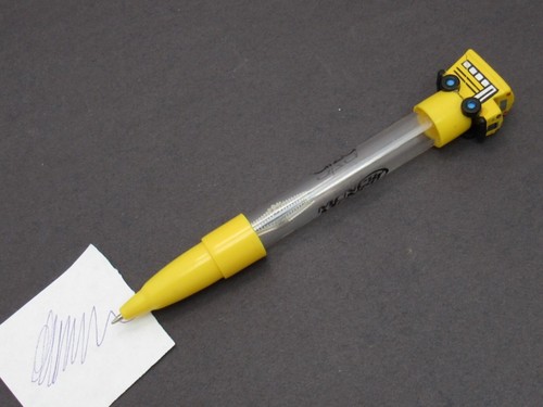 McNeil Alza School Bus PEN Bubble Wand Drug Rep Pharmaceutical Advertising RARE - Picture 4 of 12
