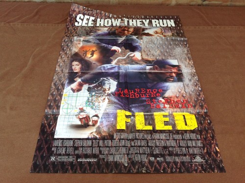 1996 Fled Original Movie House Full Sheet Poster