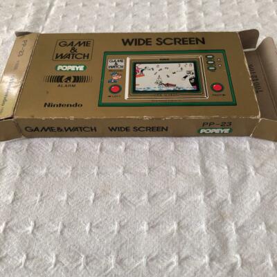 Nintendo Game & Watch Wide screen Popeye W/ Box handheld system