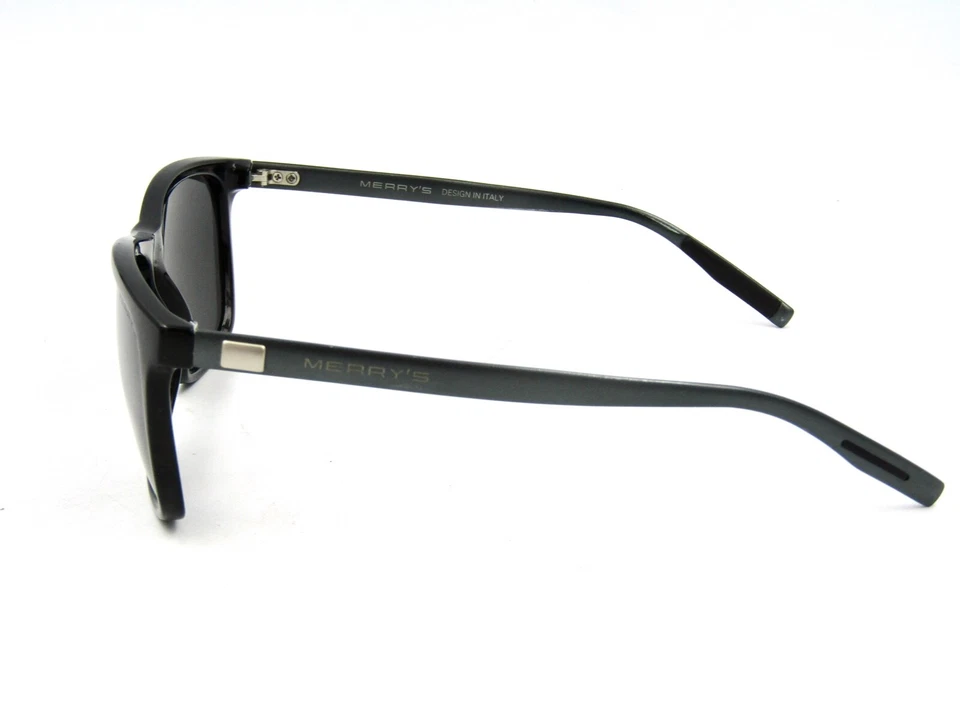 Gafas de sol polarizadas unisex Merry's S8286, negras/grises, 56-16-140 #A13 Foto 3 de 4