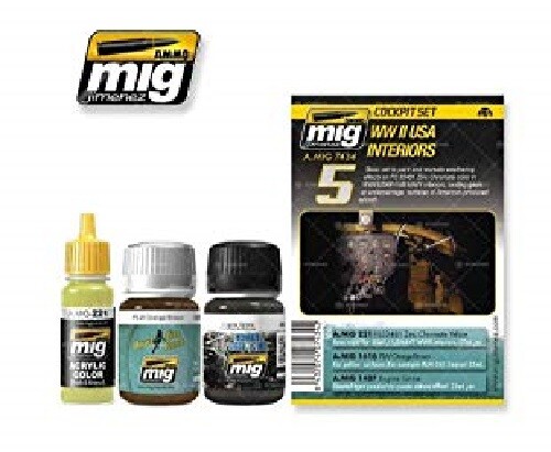 Ammo Mig A.MIG7434 WWII USA Interiors Cockpit Set