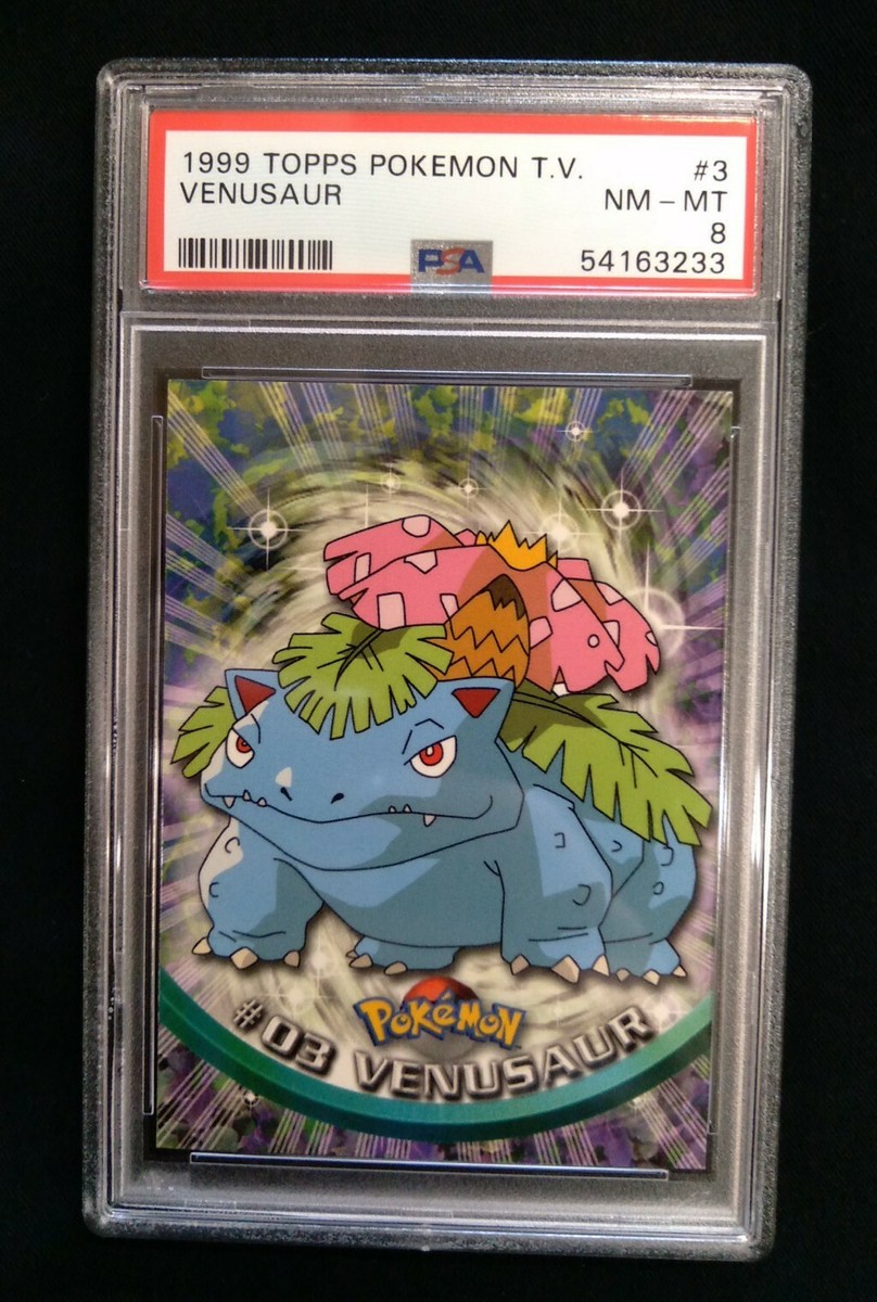 1999 Topps Pokemon T.V. - Venusaur - #3 NM - MT Graded PSA 8 | eBay