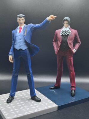 Ace Attorney Phoenix Wright Figure e-Capcom limited Naruhodo & Mitsurugi