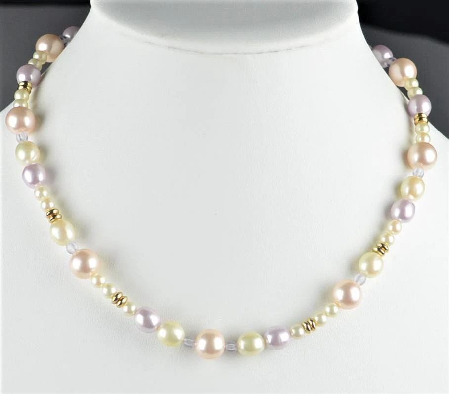 VINTAGE TRIFARI & NAPIER NECKLACE-EARRING LOT (5) - NAPIER (1) TRIFARI (4) - Image 4 of 4