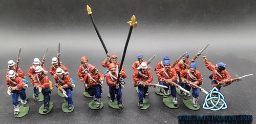 Bemalte New York Fire Zouaves Komplettsatz für American Civil Wargames