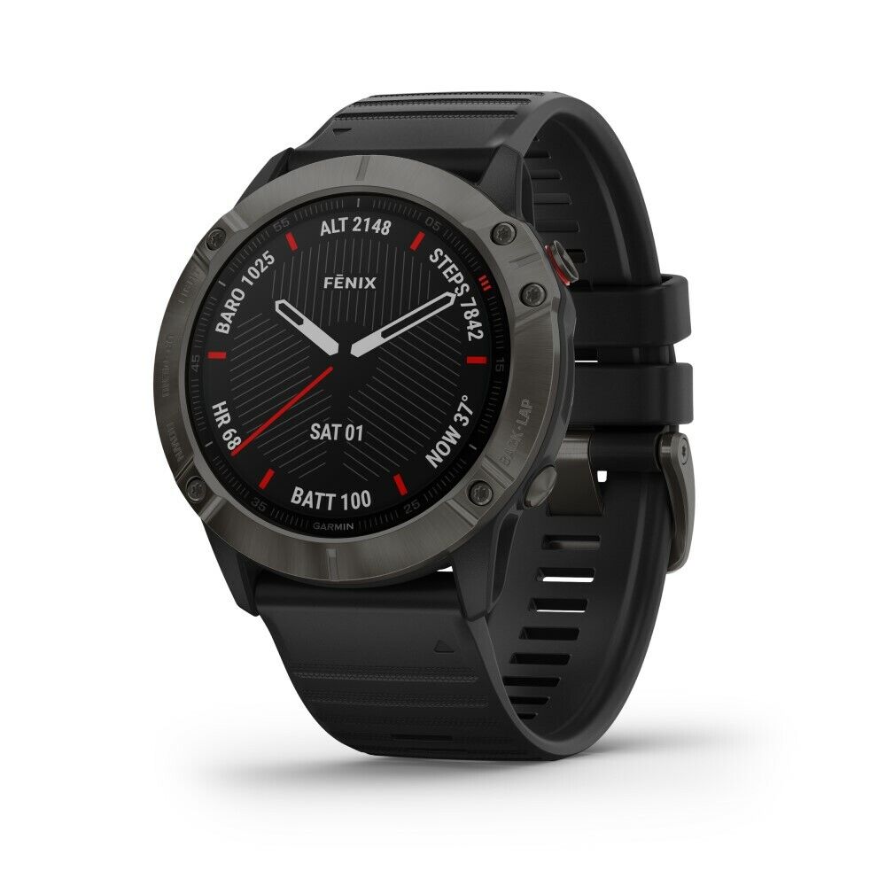 Garmin Fenix 6X Pro Premium Multisport GPS Watch - Black for Garmin Fenix 6X Pro Premium Multisport GPS Watch - Black for
