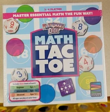 Semper Smart Games Board Game Math-Tac-Toe Box New-Sealed