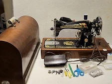  1973 Singer Sphinx Treadle Sewing Machine, Extraordinary Condition WORKS!