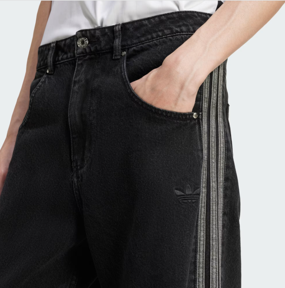 パンツ Adidas DenimFirebird Pants JC6718 adidas Adicolor Denim Firebird Pants - Black | Free Shipping
