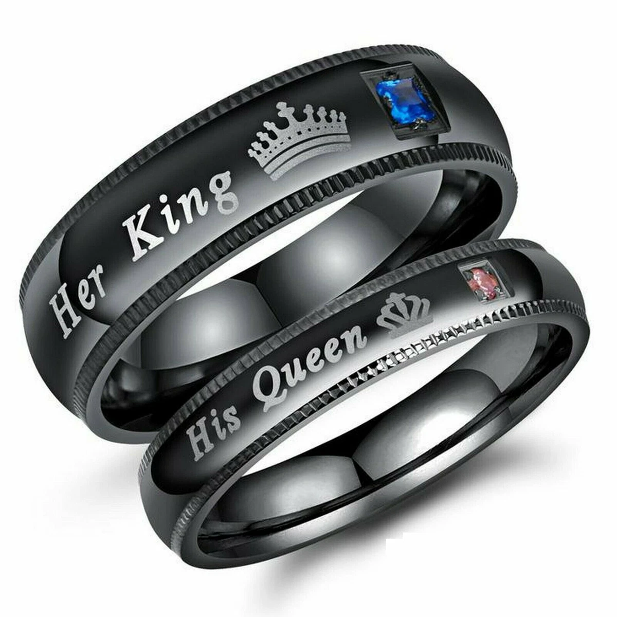 Matching boyfriend girlfriend matching promise rings for couples online
