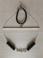 Figure Skating  HandHeld Freestyle Pole Harness Steel Wire Rope Assembly