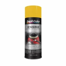 Dupli-Color DE1642 Engine Enamel Spray Paint Ceramic Daytona Yellow 12 oz Aeroso
