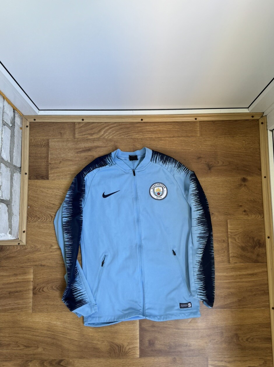 SACAI X NIKE GIACCA CALCIO MANCHESTER CITY ALLENAMENTO CON ZIP NIKE UOMO tg S