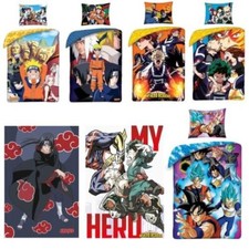 Anime  Manga Duvet Covers Blankets - Naruto My Hero Academia Dragon Ball Z