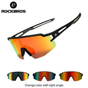 ROCKBROS Men's Polarized Sunglasses UV Protection Cycling Running Eyewear 