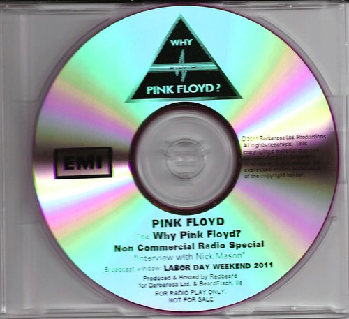 WHY PINK FLOYD? MINT CD RADIO PROMO w/FREE DVD COPY PINK FLOYD HYDE PARK & PRINT - Picture 2 of 9