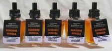 White Barn Bath  Body Works Wallflower Refill Bulb Lot Set of 5 SUNSHINE MIMOSA